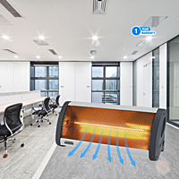 Quickly heat your space with the Padmini Carbon Heater Diva and its efficient heating technology.