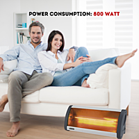 Energy-efficient Padmini Carbon Heater Diva 800 with 800 watts of power.
