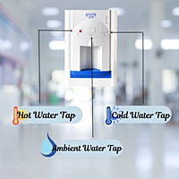 Atlantis One Table Top Water Dispenser available in three water options: Hot/cold/normal