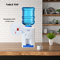 Atlantis One Table Top Water Dispenser for Home Equipped with Child Lock