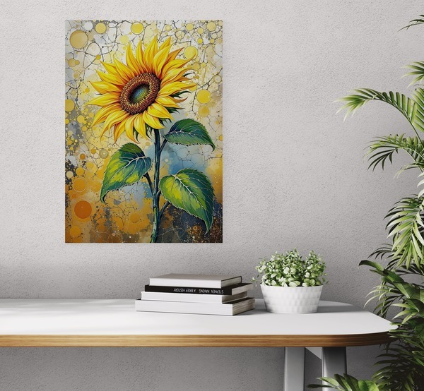 Solar Symphony β Sunflower Printed Canvas Wall Art (Unframed) | A4 & A3 Sizes | Abstract Nature-Inspired Decor, Vibrant Museum-Quality Print Solar Symphony β Sunflower Printed Canvas Wall Art (Unframed) | A4 & A3 Sizes | Abstract Nature-Inspired Decor, Vibrant Museum-Quality Print