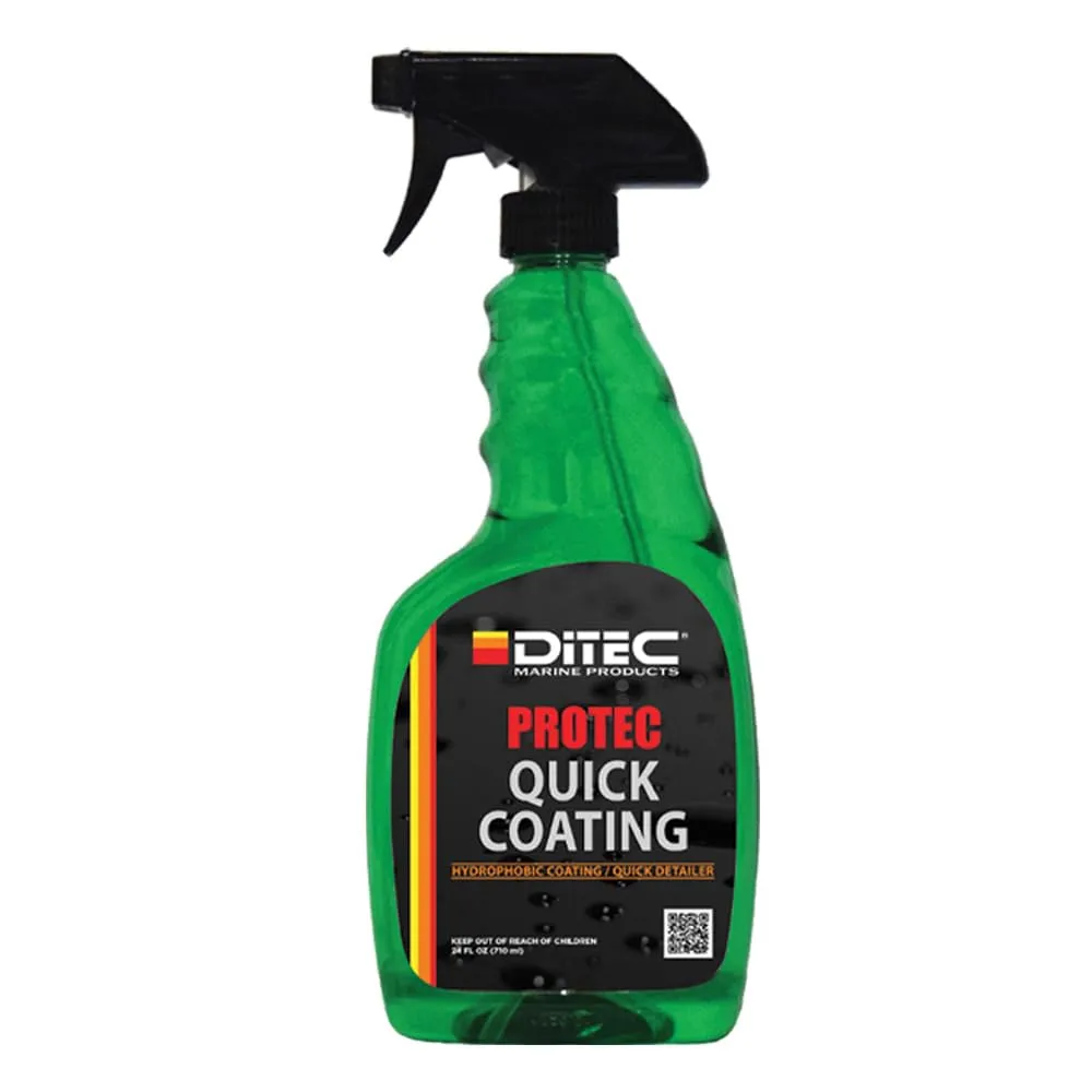 Marine PROTEC Quick Coating Protection Spray - Glossy Finish for Boat Paint and Gelcoat 24 oz.
