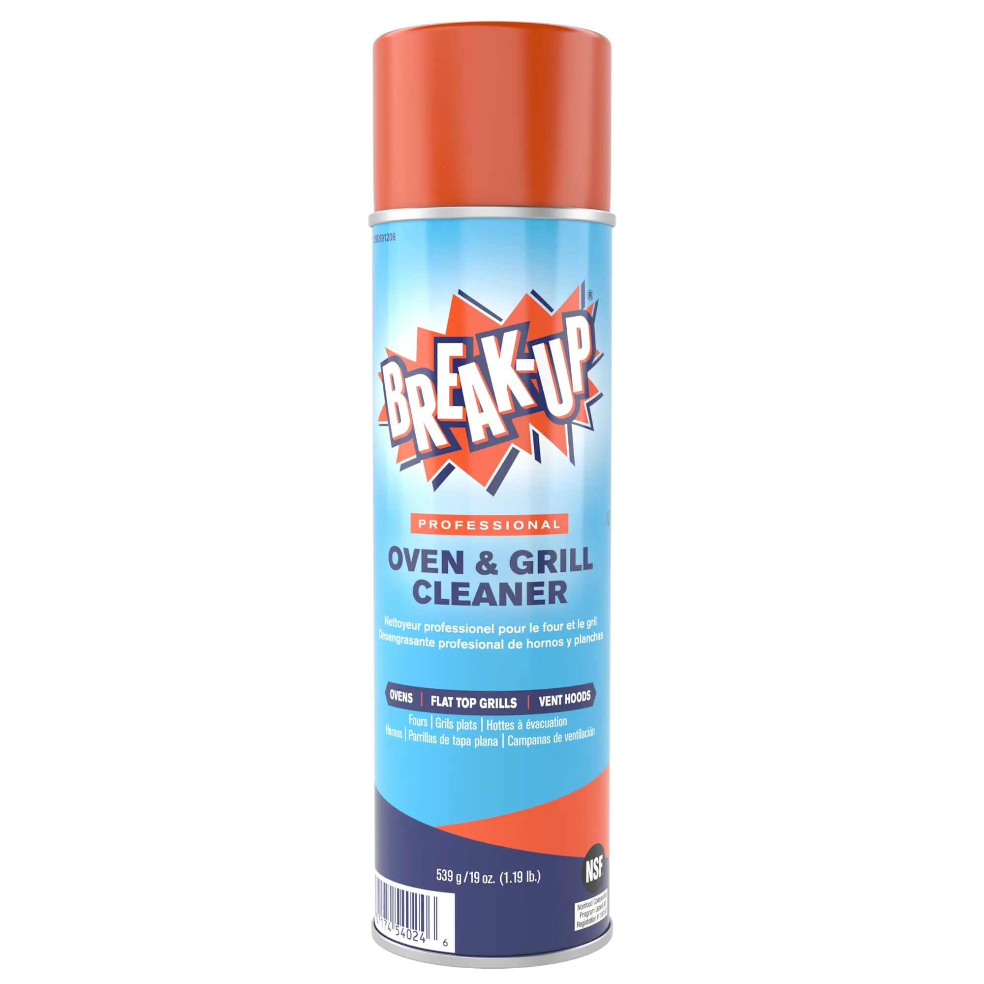 Diversey Break-Up Professional Oven & Grill Cleaner, 19 Oz. (CBD991206) Pack of 1 Cleaner