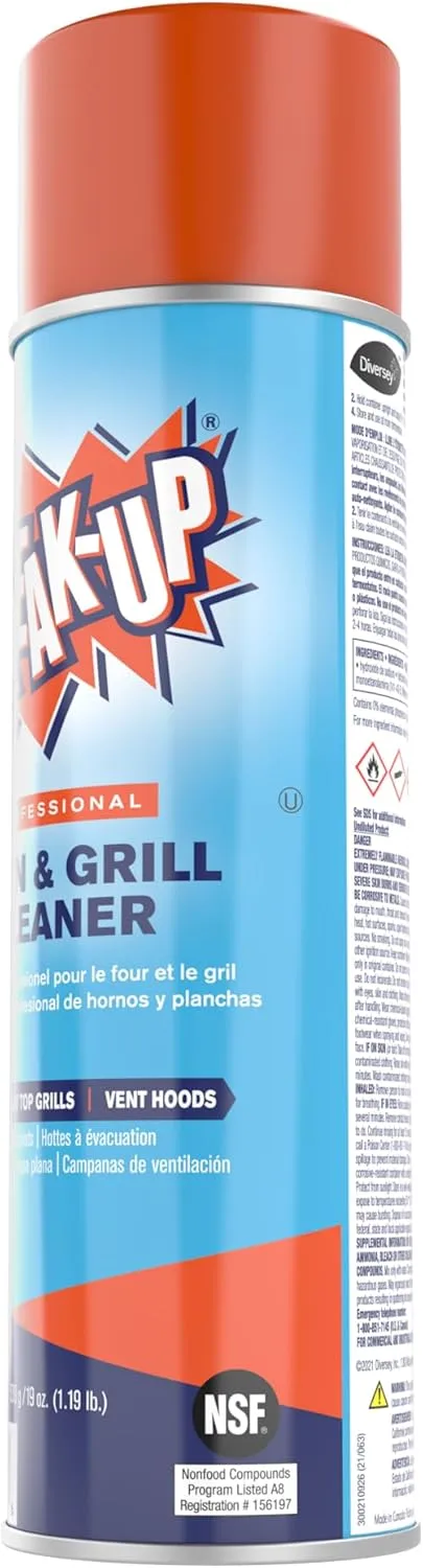 Diversey Break-Up Professional Oven & Grill Cleaner, 19 Oz. (CBD991206) Pack of 1 Cleaner