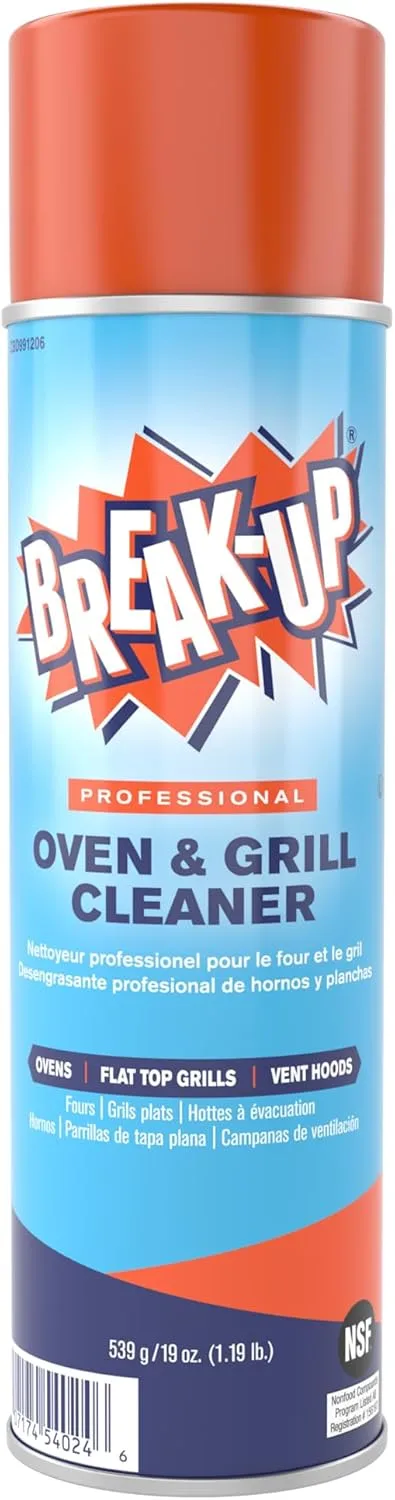 Diversey Break-Up Professional Oven & Grill Cleaner, 19 Oz. (CBD991206) Pack of 1 Cleaner