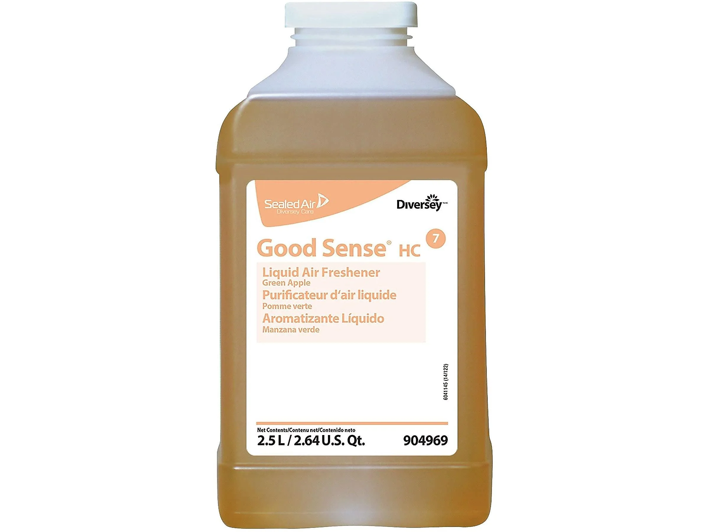 Diversey Good Sense Liquid Odor Counteractant, Apple Scent, 84.5 Oz, Case Of 2 Bottles