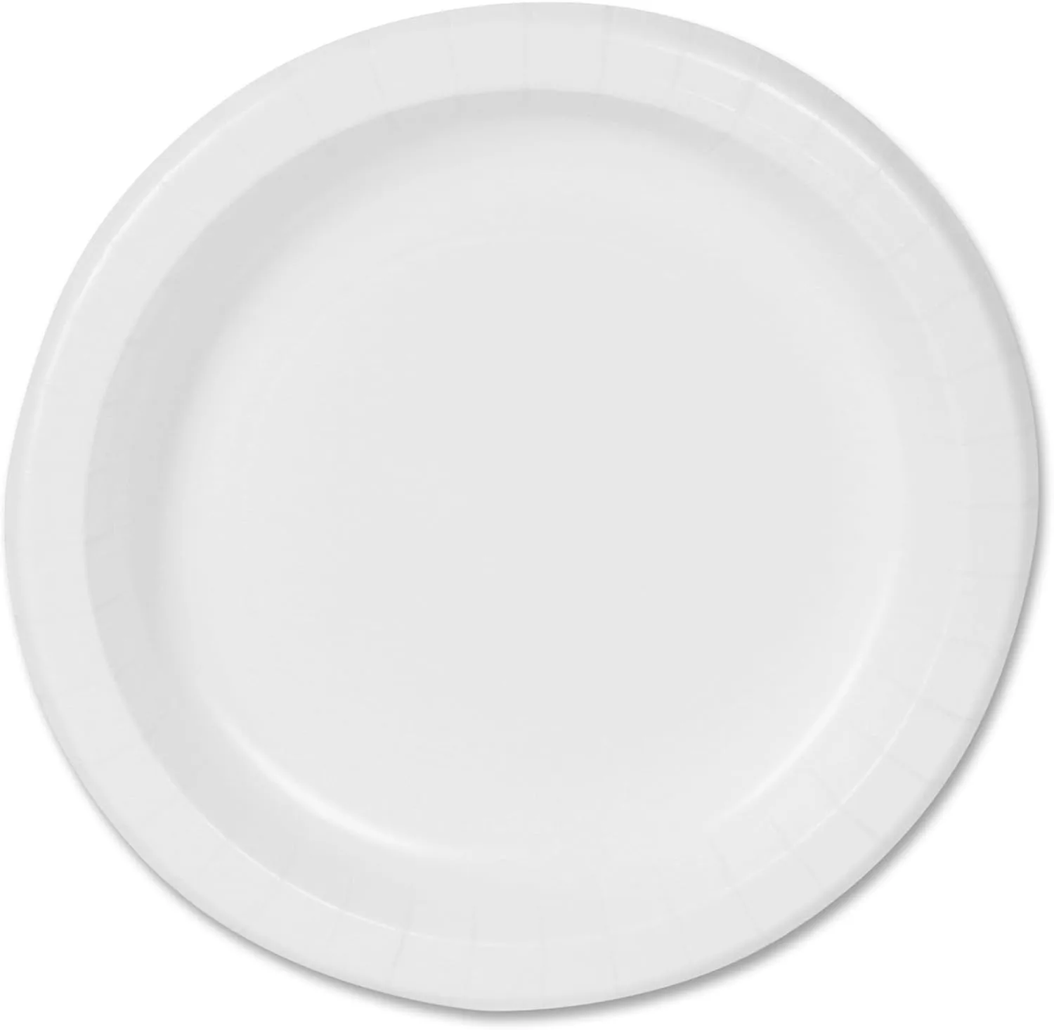 DIXIE BASIC 8 1/2IN LIGHT-WEIGHT PAPER PLATES BY GP PRO, WHITE, 500 PLATES PER CASE