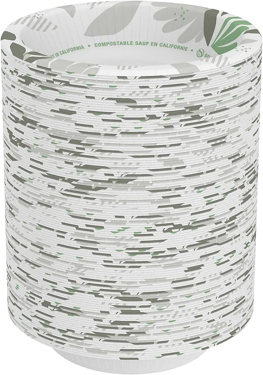 Dixie Ultra SXB12WSPK Bowls, Heavy Weight, 12oz., 125/PK, Pathways/White