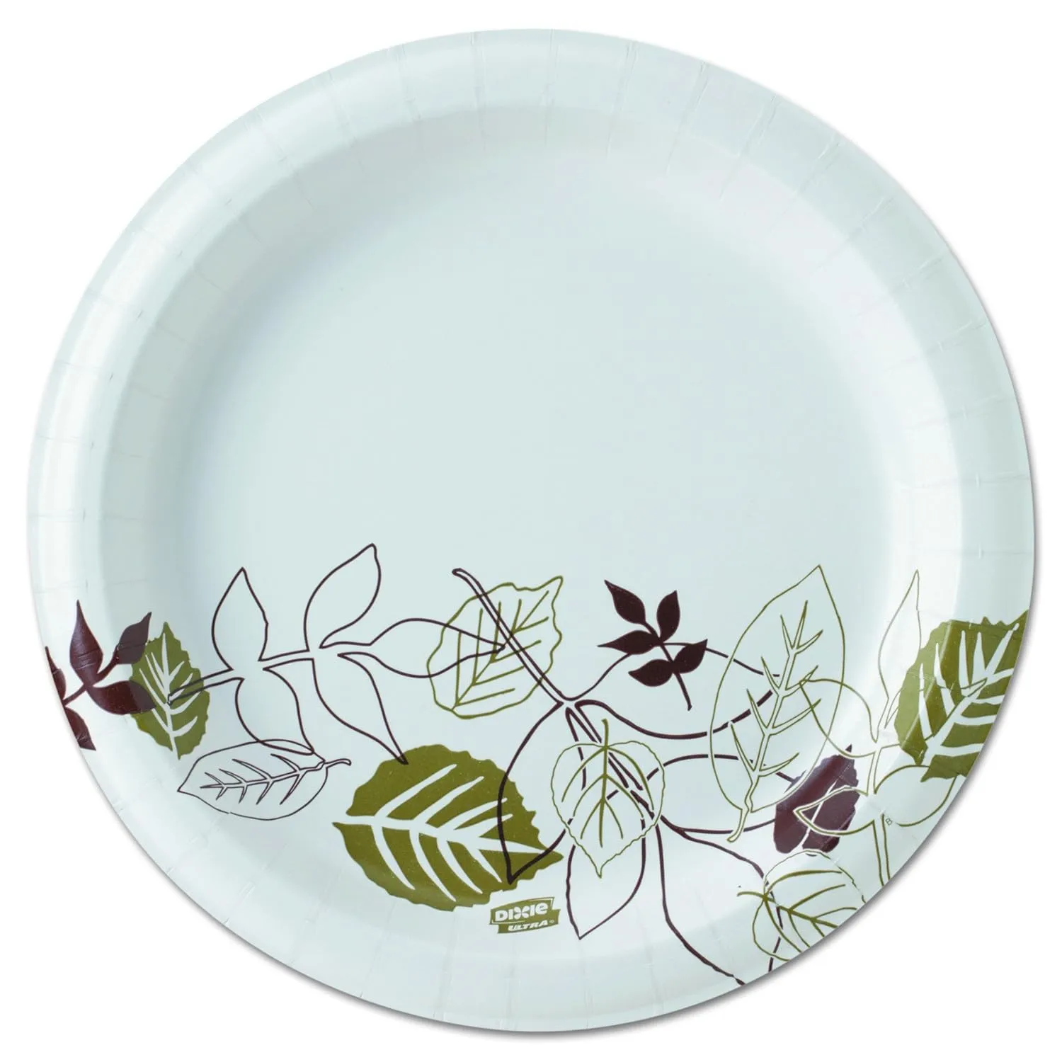 Dixie Ultra SXP9PATH Pathways Soak Proof Shield Heavyweight Paper Plates, WiseSize, 8 1/2" (Pack of 125)