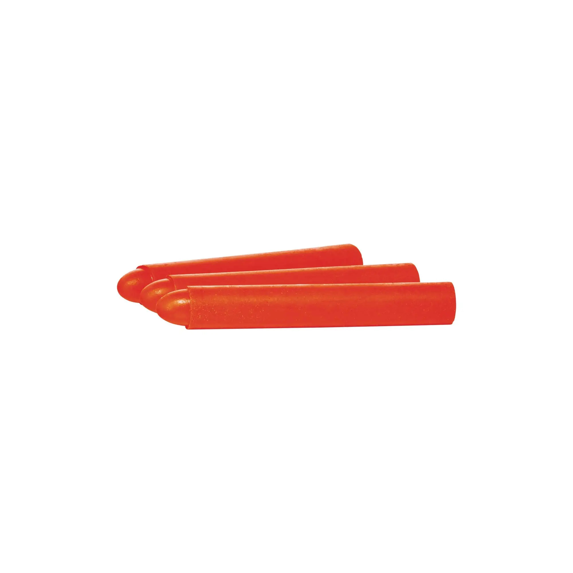 Dixon Industrial Fluorescan Specialty Crayons, Round, 4-3/4 x 11/16", Orange, 12-Pack (13003)