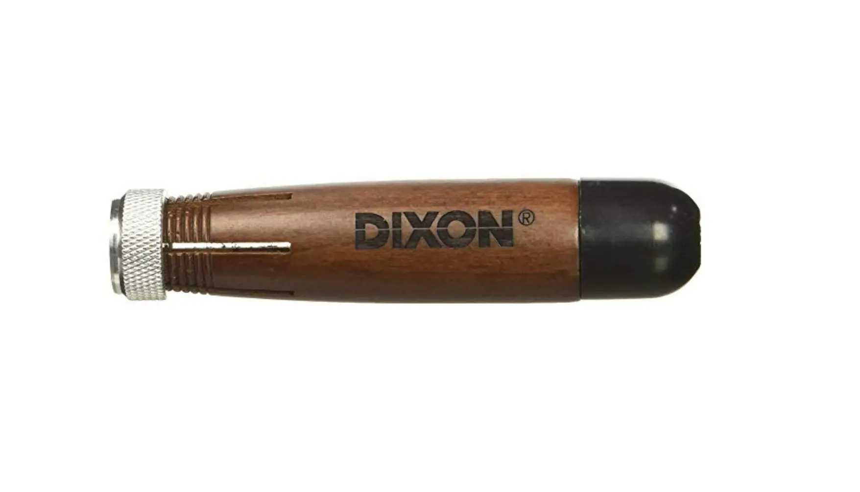 Dixon - DIX00500 Industrial Lumber Crayon Holder for 1/2" Round or Hexagonal Crayons, Wood with Metal Chuck, Walnut