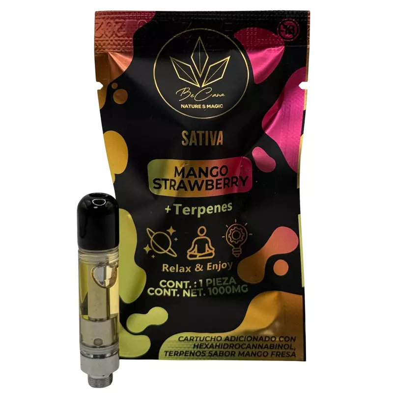 BeCana Mango Strawberry THC Carts