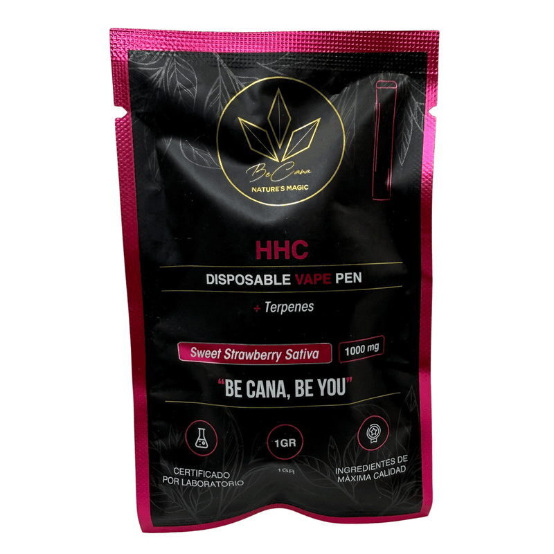 BeCana Sweet Strawberry Sativa THC Vapes