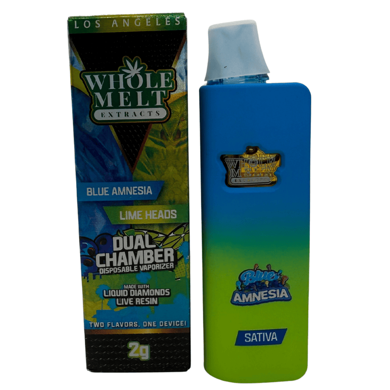Whole Melt Extracts Blue Amnesia Lime Heads THC Vapes