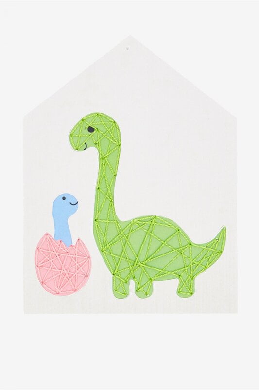 I Can Stich - Cartoncino da ricamo per imparare con Dino I Can Stich - Cartoncino da ricamo per imparare con Dino