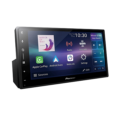 6.8" – Wireless Android Auto™ and Apple CarPlay® Bluetooth® Digital Media (DM) Receiver