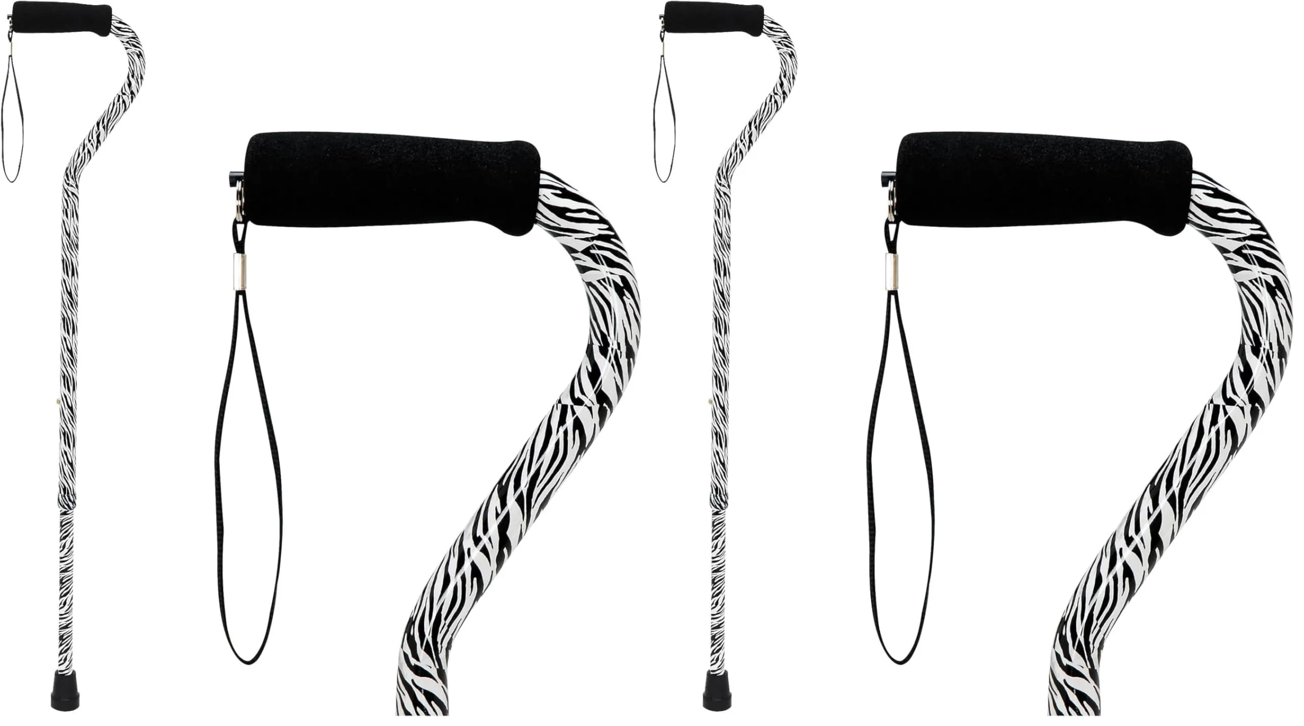 DMI Adjustable Designer Cane with Offset Handle