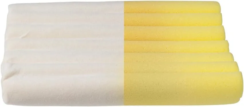 DMI Contour Memory Foam Pillow for Excellent Neck Support, Cervical Pillow, with Soft Cream Terry Cloth Cover