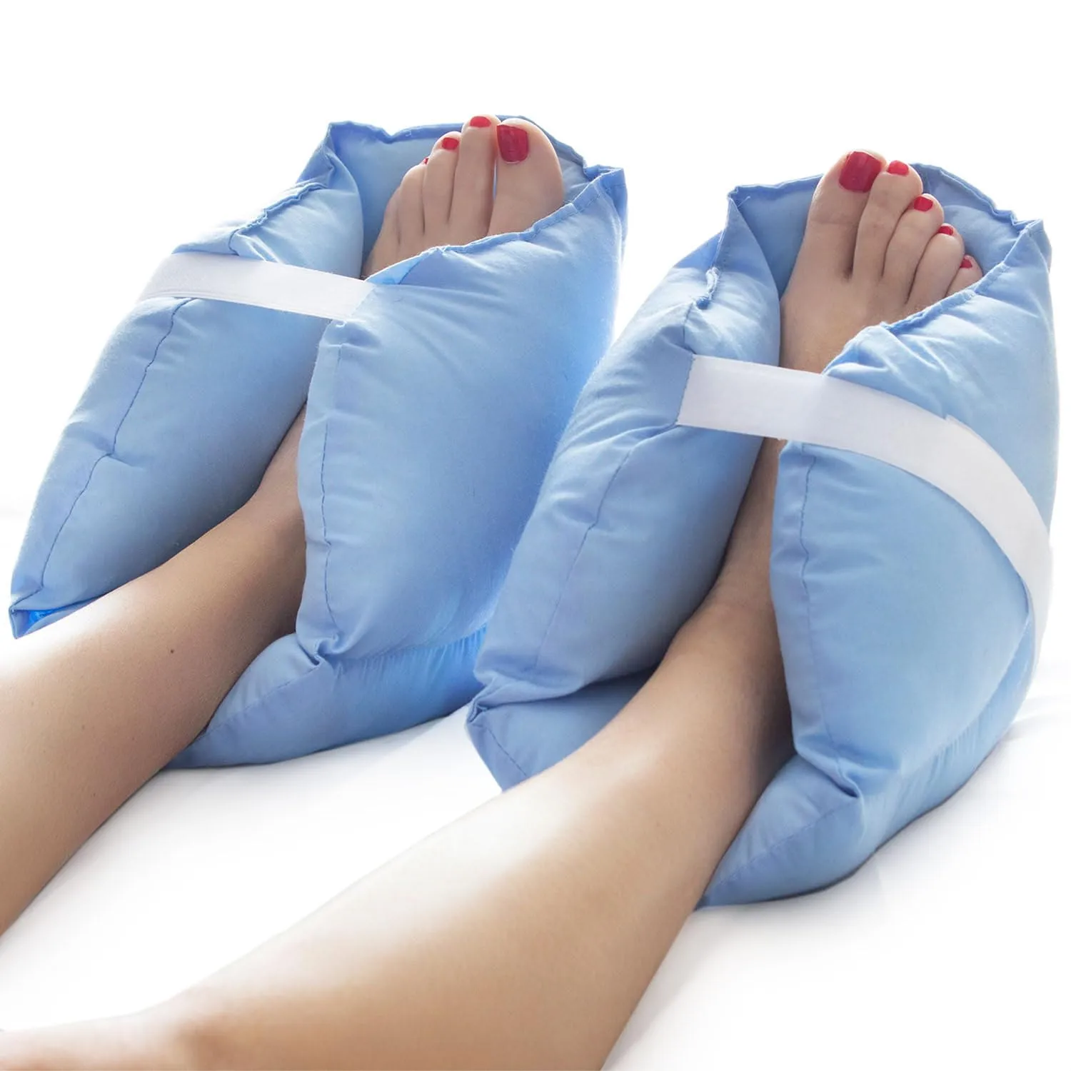 DMI Heel Cushion Protector Pillow to Relieve Pressure from Sores and Ulcers, Foot Pillow, FSA HSA Eligible