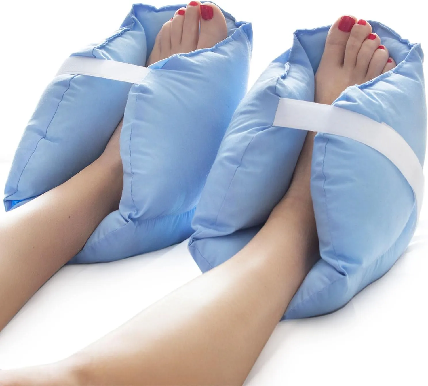 DMI Heel Cushion Protector Pillow to Relieve Pressure from Sores and Ulcers, Foot Pillow, FSA HSA Eligible