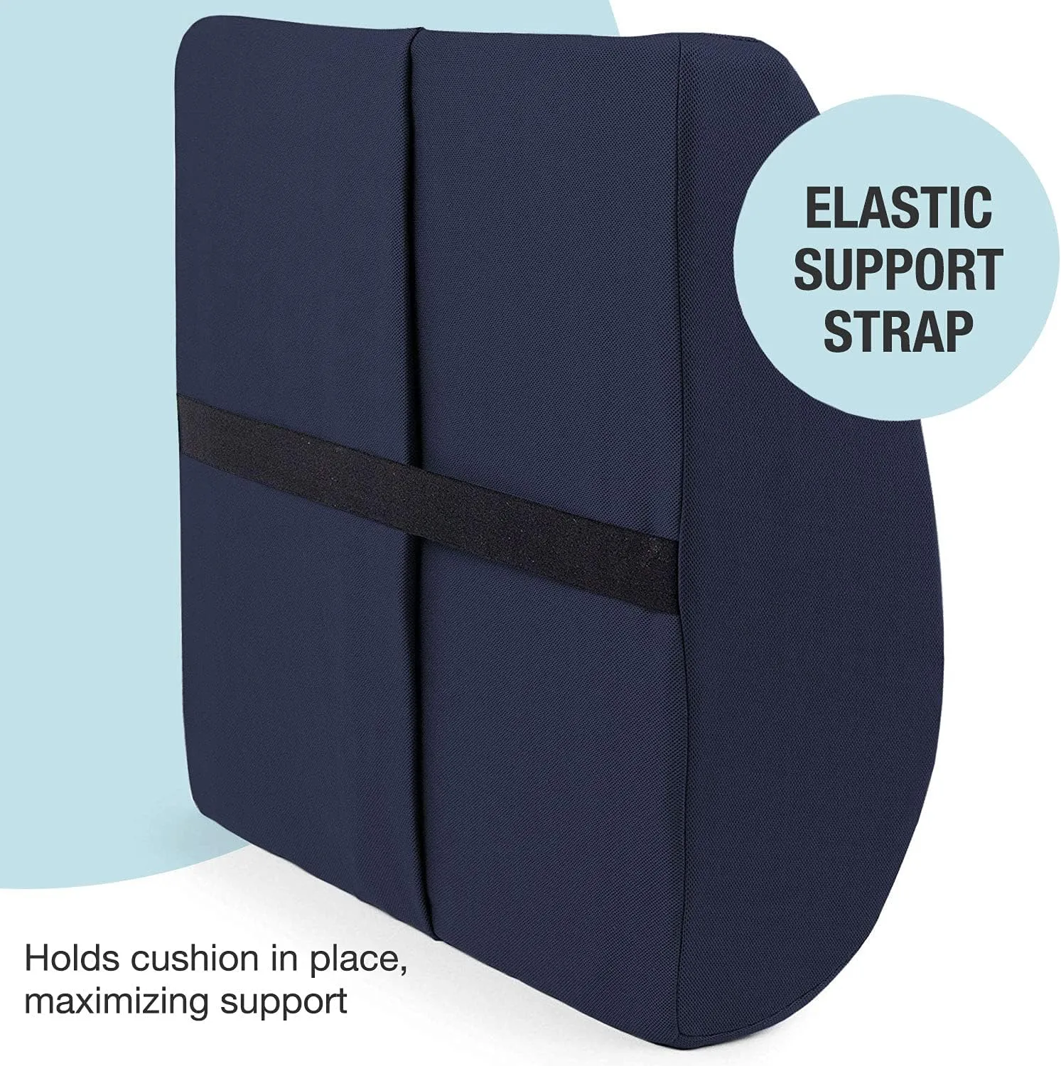 DMI Lumbar Support Pillow for Chair to Assist with Back Support with Removable Washable Cover to Ease Lower Back Pain