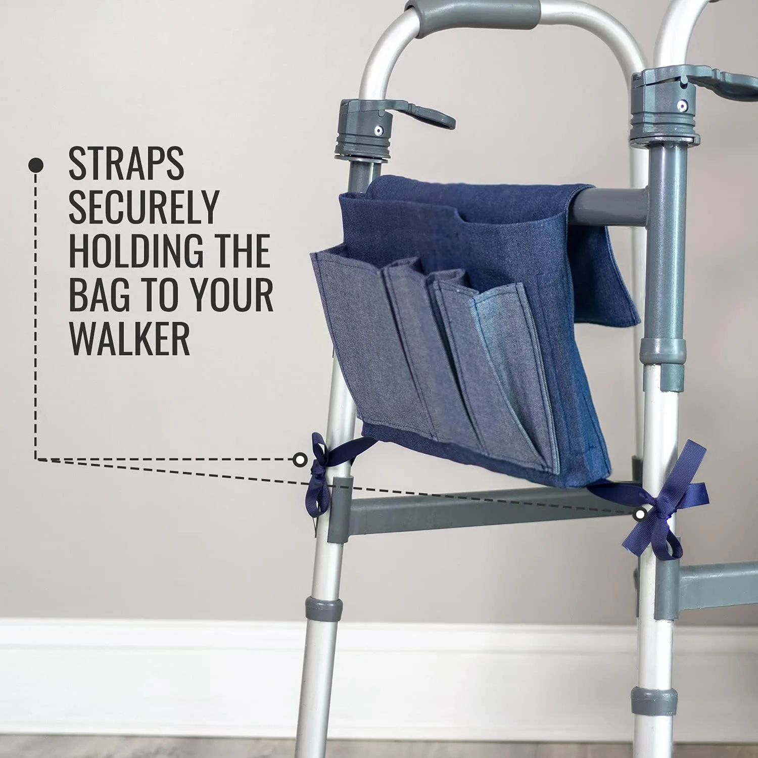 DMI Walker Pouch - Denim Walker Storage Bag