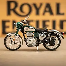 ROYAL ENFIELD SCALE MODEL NEW CLASSIC 350 EMERALD