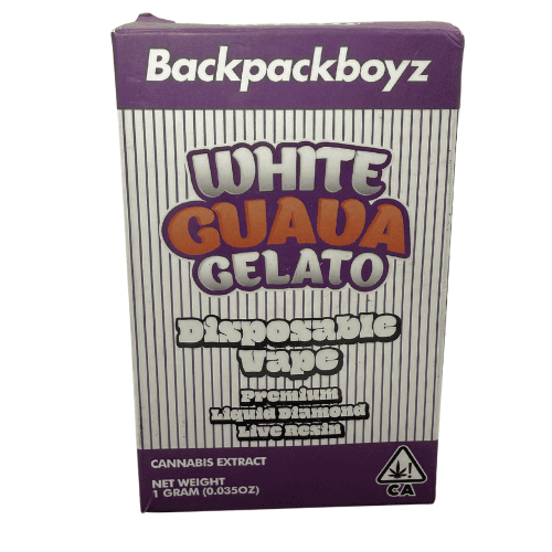 Backpackboyz pluma desechable White Guava Gelato