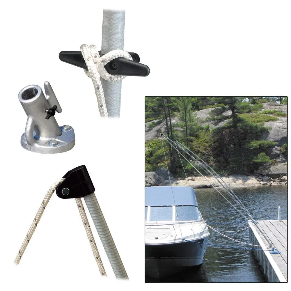 DOCK EDGE Mooring and Docking System (Set of 2) - Includes Lines and Hardware