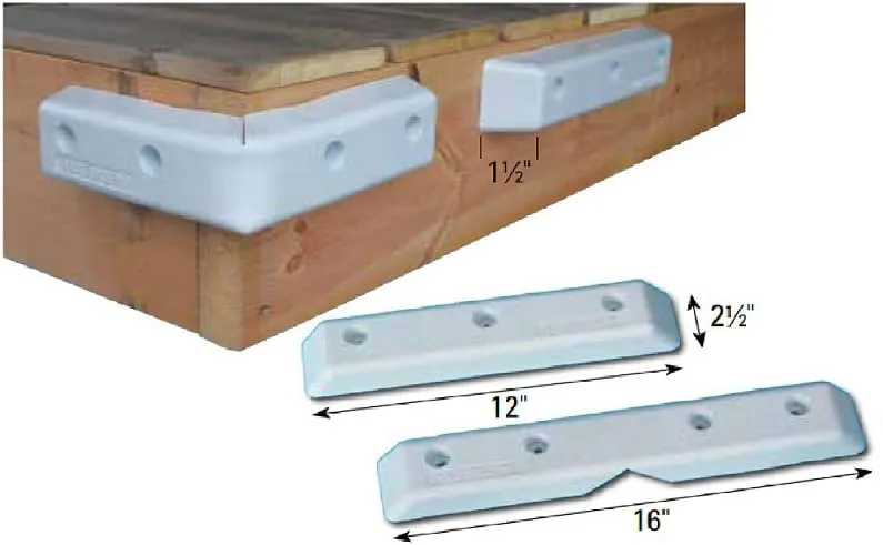 DOCK EDGE Protect™ Heavy Duty PVC Dock Bumper