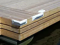 Dock Edge Dock Bumper Straight Dockguard - 18" - White