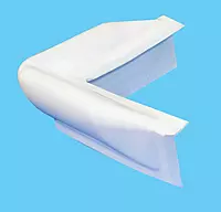 Dock Edge Dock Bumper Straight Dockguard - 18" - White