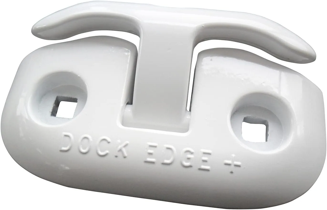 Dock Edge + Almag 35 Flip-Up Dock Cleat, 6-Inch, White