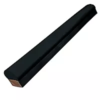 + DE1022BF Piling/Post Bumper, 6', Black, PVC, 2x4 Mount,