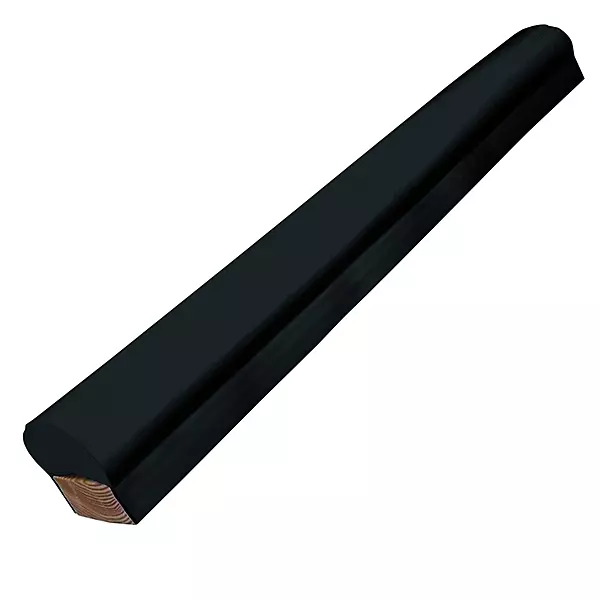 + DE1022BF Piling/Post Bumper, 6', Black, PVC, 2x4 Mount,