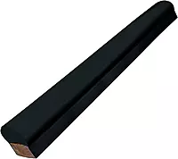 + DE1022BF Piling/Post Bumper, 6', Black, PVC, 2x4 Mount,