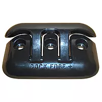 Dock Edge Flip-Up Dock Cleat - 8" - Black Aluminum