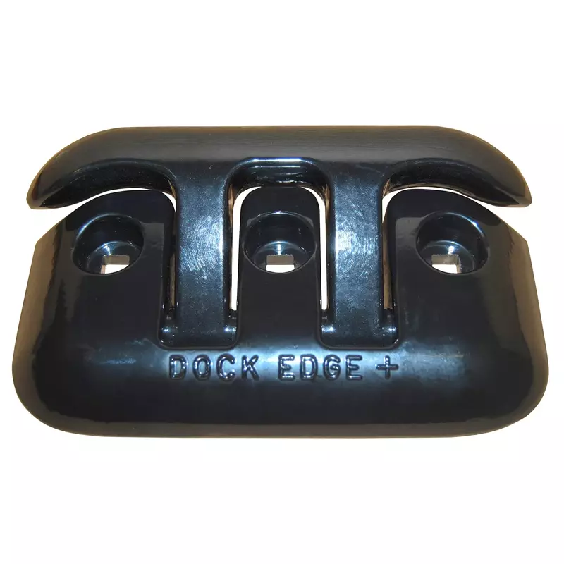 Dock Edge Flip-Up Dock Cleat - 8" - Black Aluminum