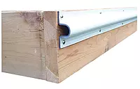 Dock Edge "C" Guard Economy PVC Profiles 10ft Roll - White