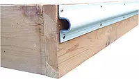 Dock Edge "C" Guard Economy PVC Profiles 10ft Roll - White
