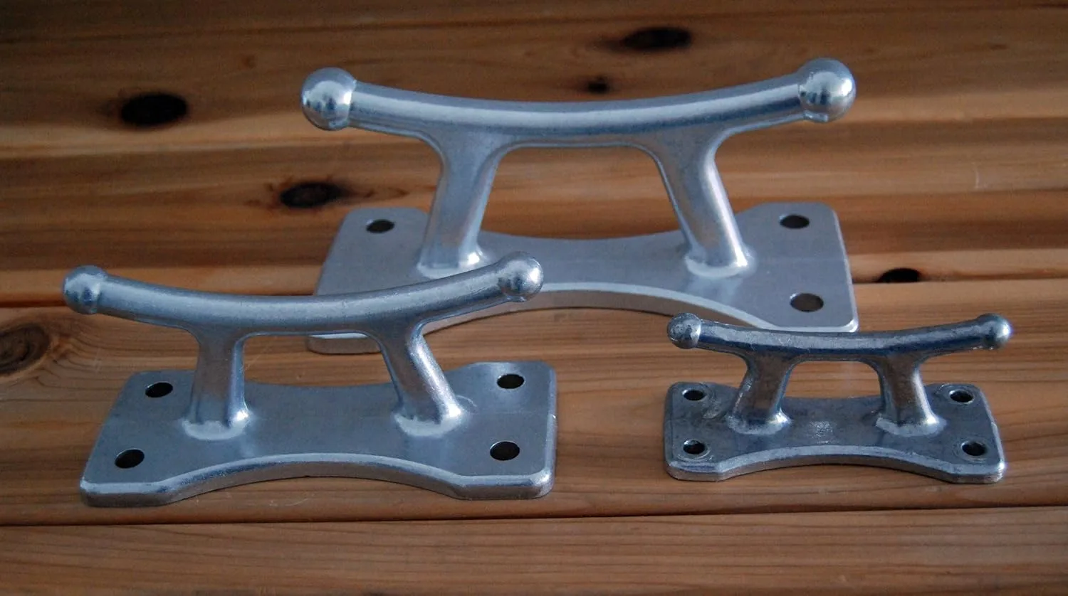 Dock Edge Classic Cleat - Aluminum Polished - 6-1/2"