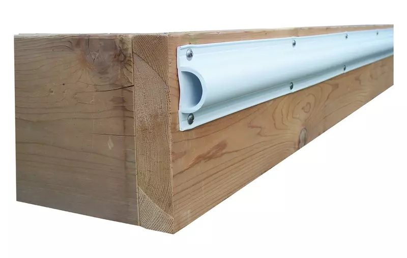 DOCK EDGE Standard "D" Marine Grade PVC Profile 16 ft Roll