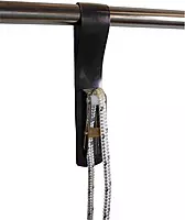 Boat Fender Line Holder with Adjuster, Black