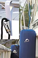 Dock Edge Boat Fender Line Holder w/Adjuster - White