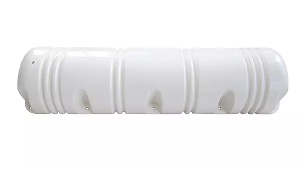 Dock Edge + Dockside Oceanus Empty 3/4 Bumper, White, 25cm x 90cm