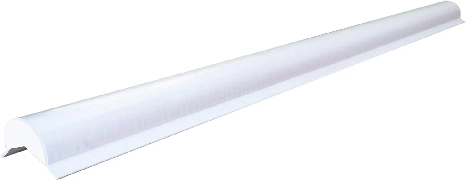 Dock Edge Piling Bumper - One End Capped - 6' - White