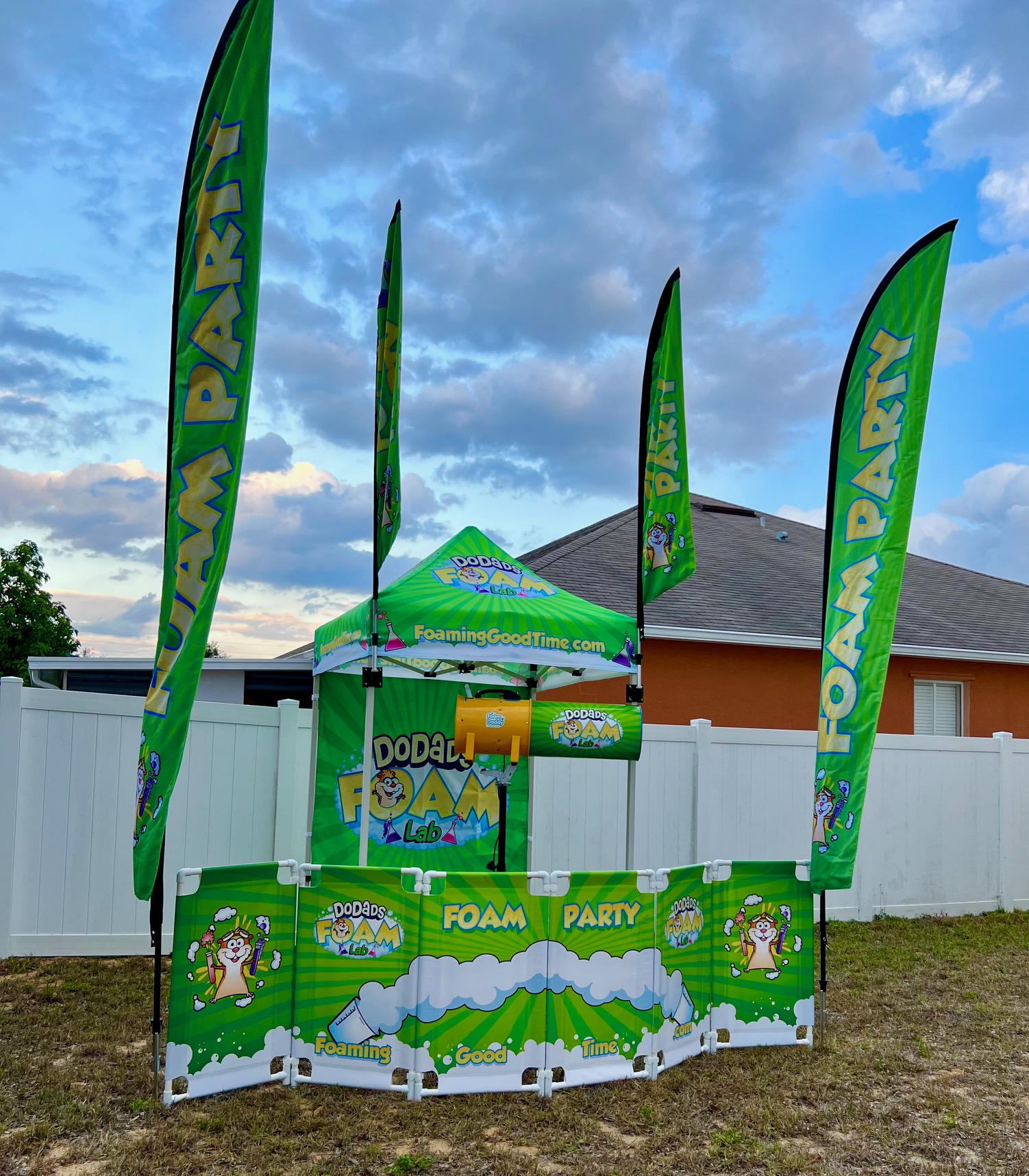 7ft Feather Flag with Tent Mount