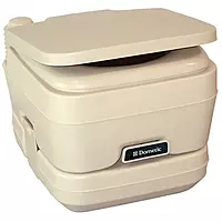 Dometic 964 MSD Portable Toilet w/Mounting Brackets - 2.5 Gallon - Parchment