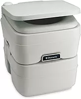 Dometic 965 MSD Portable Toilet w/Mounting Brackets - 5 Gallon - Platinum