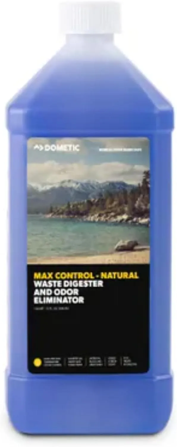 Dometic 9620000728, Max Control Natural Waste Digester and Odor Eliminator Bottle, 32oz